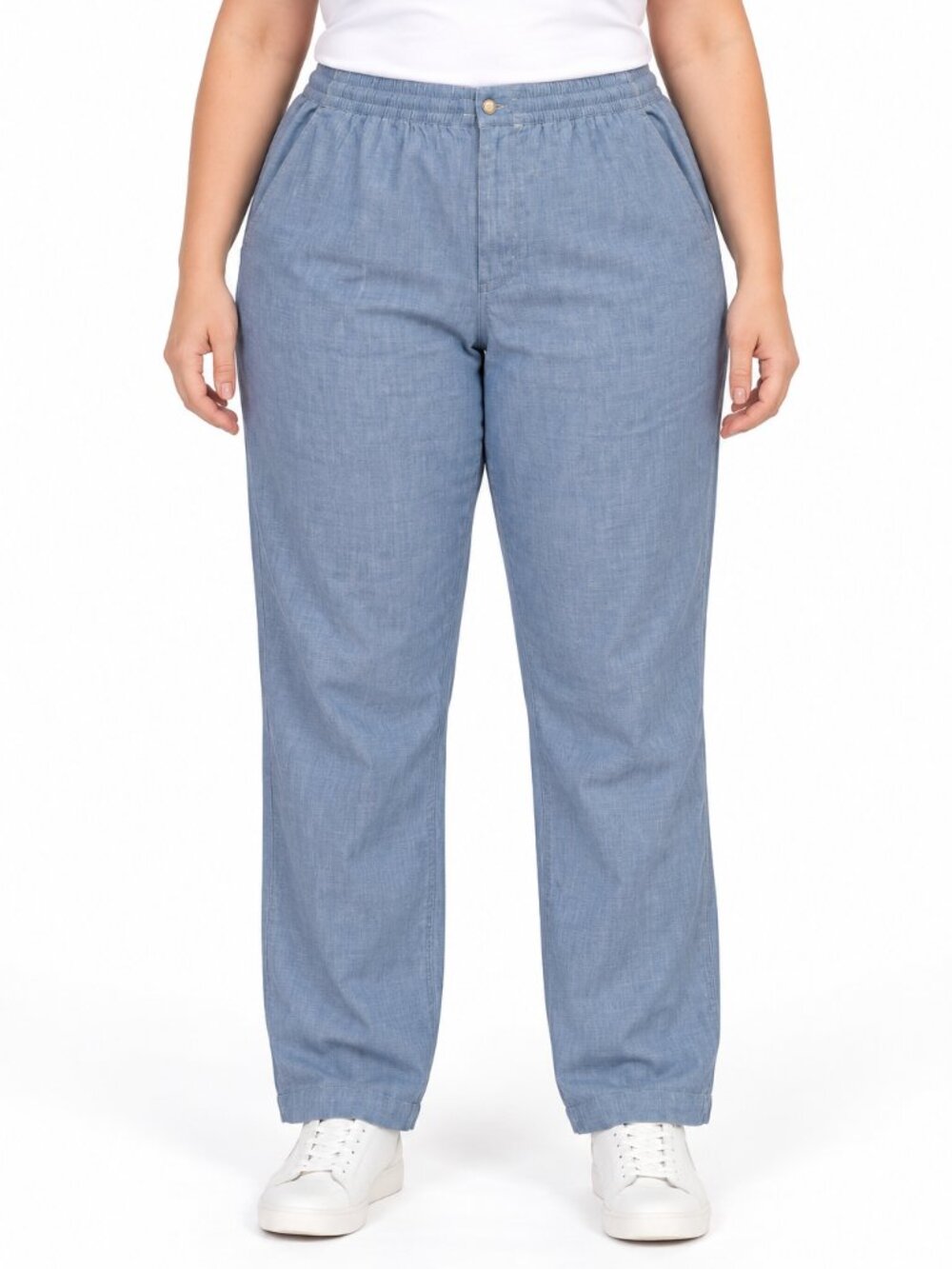 Polo Ralph Lauren Women’s Blue Cotton Classic Fit Pants XXL